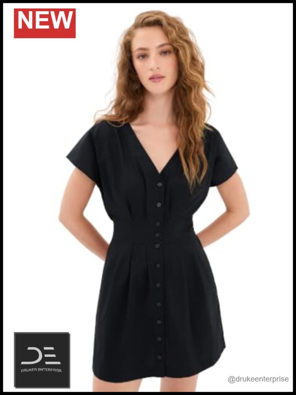 Z SUPPLY Sanna Mini Dress Poplin Pleated Smocked Casual